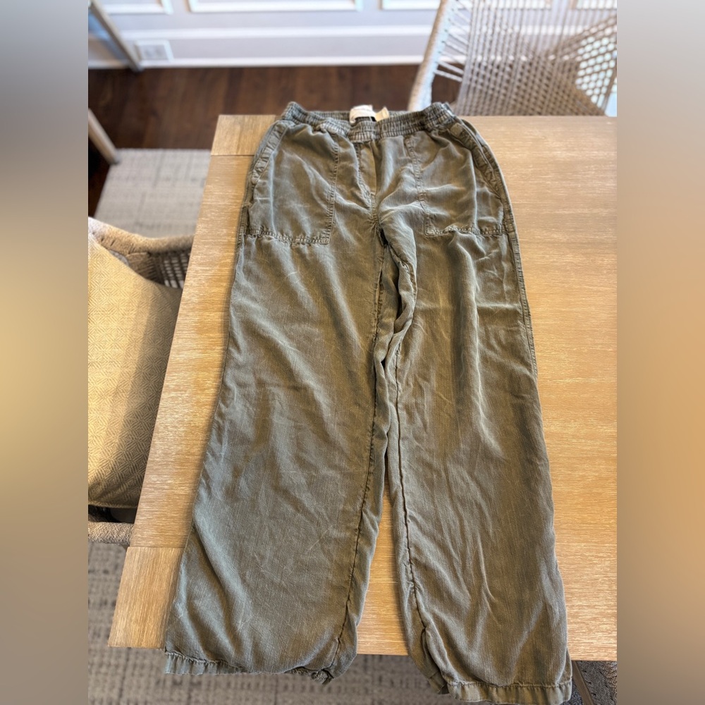Women’s Tencel Olive Casual Pants, Super Soft, Treasure Island